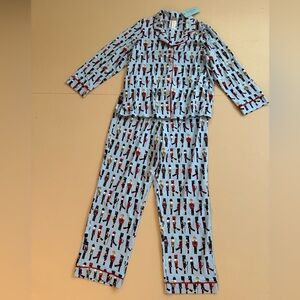 NWT BedHead Woman’s Pajama Set with Colorful Toy Soldier / Nutcracker Print